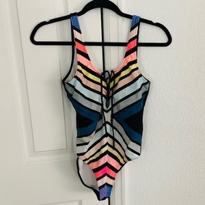 Victoria Secret PINK Multicolor One Piece Swimsuit